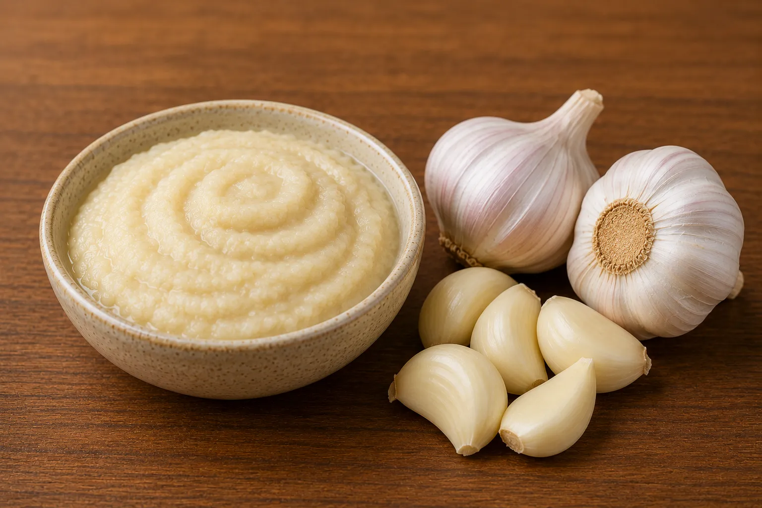 Fresh ginger and garlic used for paste